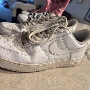 Nike White and Gray Sneakers